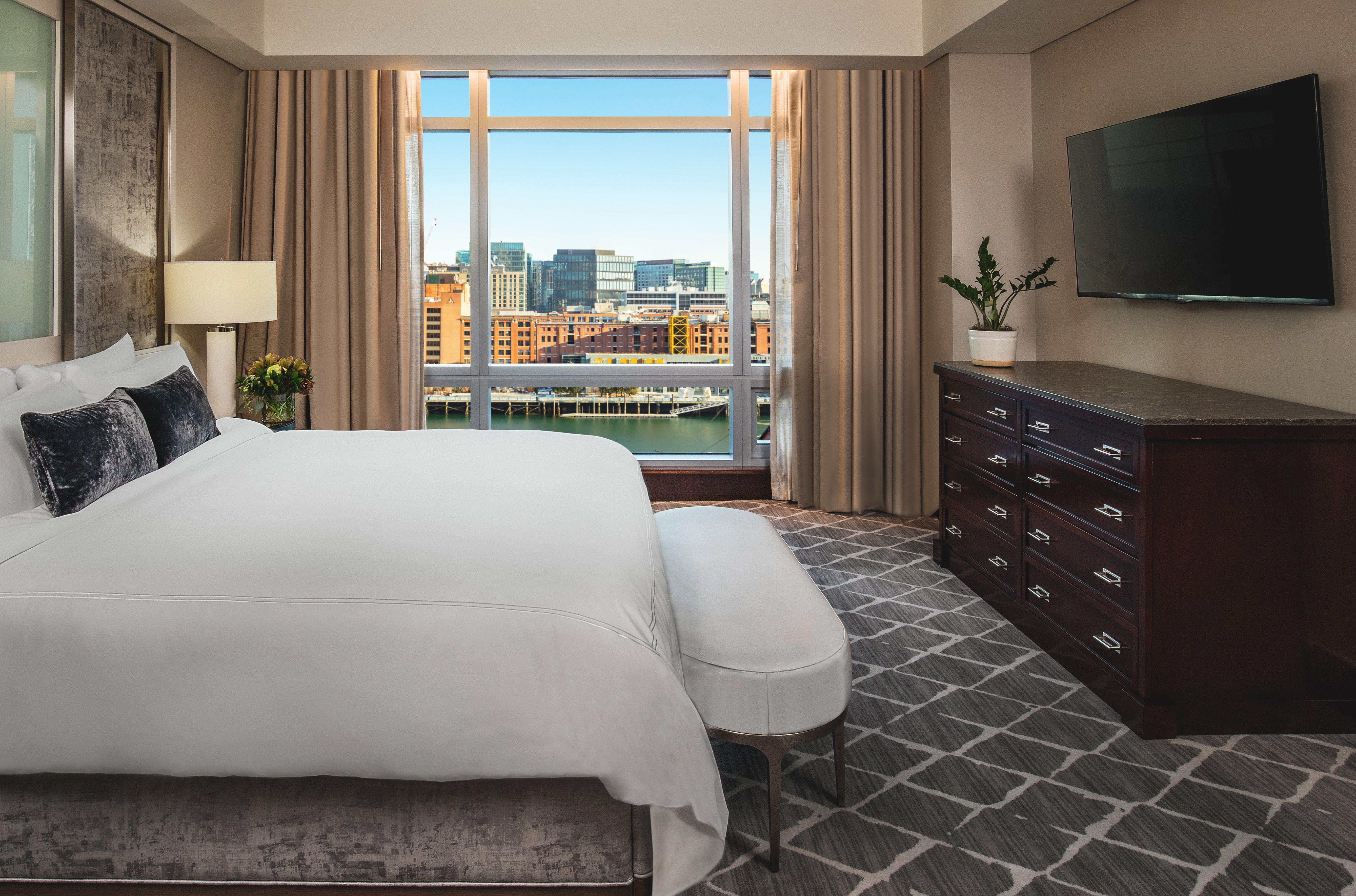 מלון Intercontinental Boston By Ihg מראה חיצוני תמונה A bedroom at the Four Seasons Hotel Boston